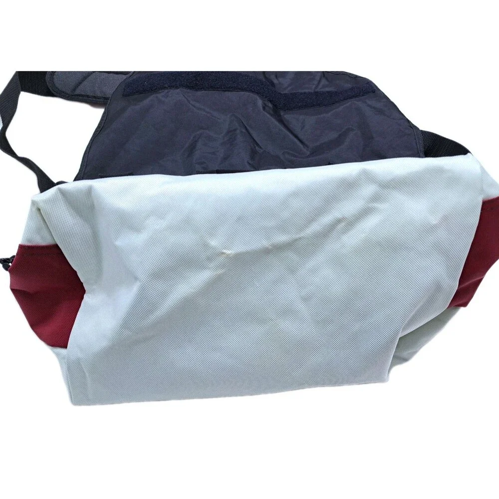 Nike ID Messenger Crossbody Bag White Red Black Tech Nylon Accelerate